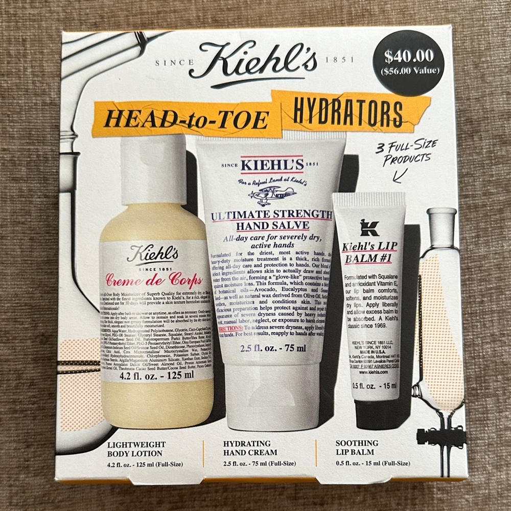 Kiehl's Head-to-Toe Hydrators Set